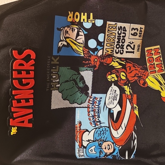 Marvel Avengers Black Backpack - Picture 3 of 8